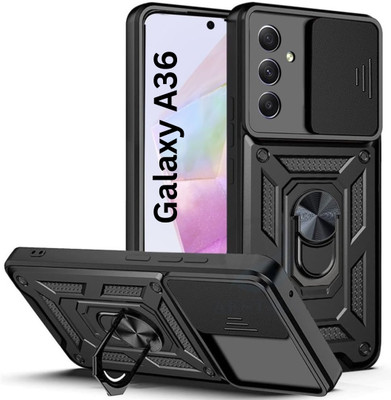 KWINE CASE Back Cover for SAMSUNG Galaxy A36 5G(Black, Rugged Armor, Pack of: 1)