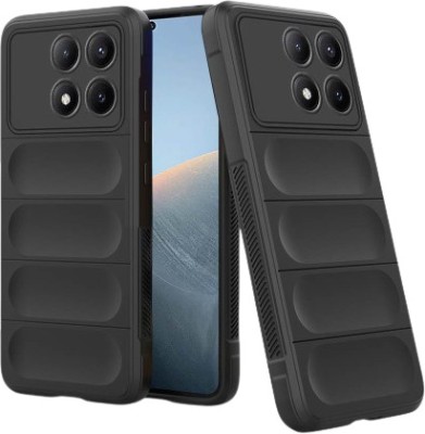A3sprime Back Cover for POCO X6 Pro 5G, |Soft TPU Shockproof with Drop Protective Case|(Black, Camera Bump Protector, Silicon, Pack of: 1)