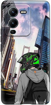 CLASSYPRINT Back Cover for Vivo V25 Pro(Black)