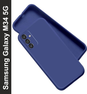 Artistque Back Cover for Samsung Galaxy M34 5G(Blue, Flexible, Silicon, Pack of: 1)