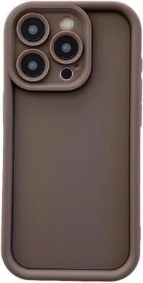 SCALEBEE Back Cover for Apple iPhone 14 Pro Max Soft Silicon Anti Shock Scratch Proof Camera Protection Phone Case(Brown, Flexible, Silicon, Pack of: 1)