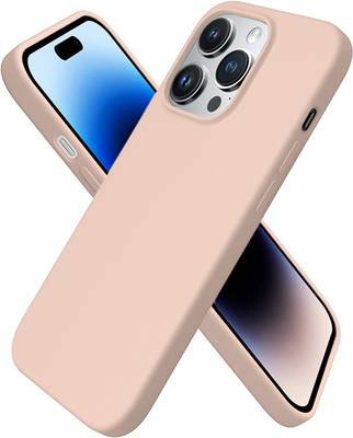 vonzee Back Cover for iPhone 13 Pro Max Liquid Silicone Case with Soft Microfiber Cloth Lining Case Cover