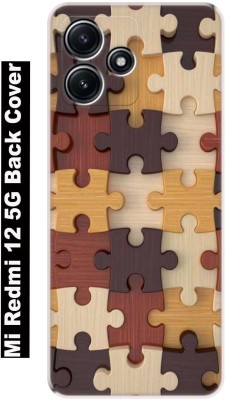 PrintKaver Back Cover for Redmi 12 5G Back Cover(Multicolor, Grip Case, Silicon, Pack of: 1)