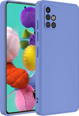 Artistque Back Cover for Samsung Galaxy A51(Blue, Matte Finish, Silicon, Pack of: 1)