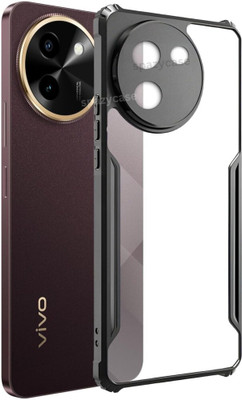 ISH COVER Front & Back Case for Vivo T3x 5G Back Cover - po103(Black, Hard Case, Silicon, Pack of: 1)