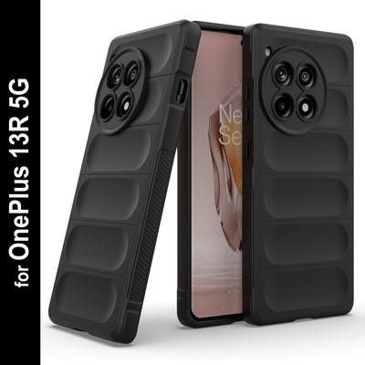 Zapcase Back Cover for OnePlus 13R 5G(Black, 3D Case, Silicon, Pack of: 1)