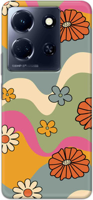NDCOM Back Cover for INFINIX NOTE 30 5G Retro Floral Print Printed Hard Case(Multicolor, Hard Case, Pack of: 1)