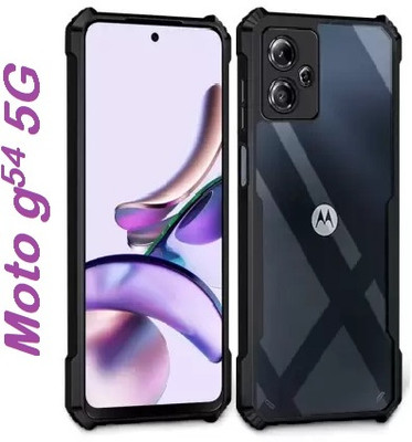 RLP Swage Back Cover for Moto g54 5G(Transparent, Grip Case, Silicon, Pack of: 1)
