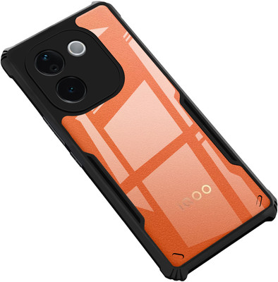 GLOBAL NOMAD Back Cover for iQOO Z9s Pro 5G(Black, Shock Proof, Pack of: 1)
