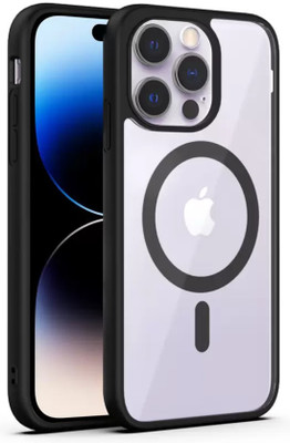 Flipkart SmartBuy Back Cover for Apple iPhone 15 Pro(Black, Magsafe, Pack of: 1)