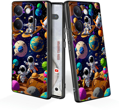 CLASSYPRINT Back Cover for Vivo Y200 Pro 5G, Vivo Y300Plus(Black)