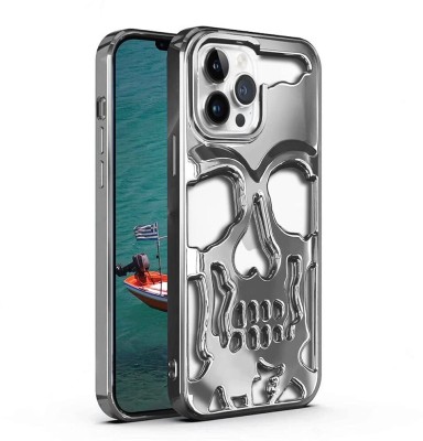 HSRPRO Back Cover for Apple iPhone 12 Pro Max(Silver, Camera Bump Protector, Pack of: 1)