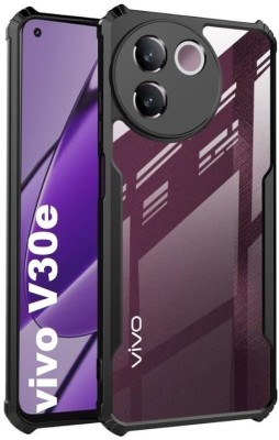 KGL KING Back Cover for vivo v30e 5G(Black, Camera Bump Protector, Silicon, Pack of: 1)