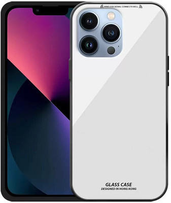 CRAZZYCOVER Back Cover for apple iphone 13 pro max(White, Dual Protection, Pack of: 1)