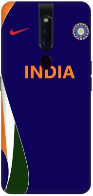 JUGGA Back Cover for OPPO F11 Pro, CPH1969, INDIA, JERSY, TEAM(Blue, Hard Case, Pack of: 1)