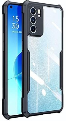 RUPELIK Back Cover for Shock Proof ProtectiveHybrid TPU Crystal Clear Eagle Cover for Oppo Reno 6 Pro 5G(Transparent, Shock Proof, Pack of: 1)