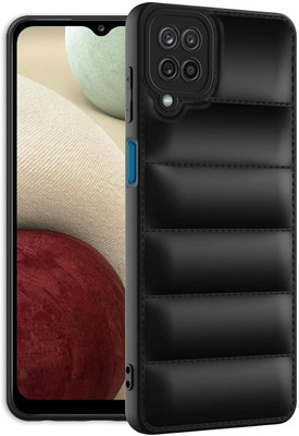 CASEHYP Back Cover for Samsung Galaxy M12(Black, Puffer, Silicon, Pack of: 1)