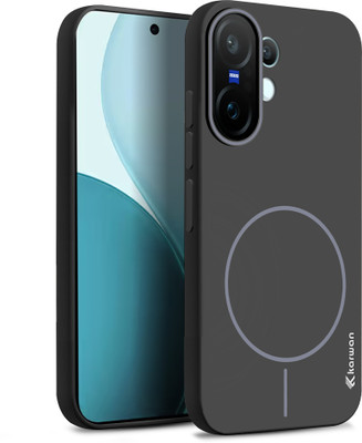 KARWAN Back Cover for Vivo X200 FE(Black, Shock Proof, Pack of: 1)