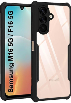 RCHJV Back Cover for samsung galaxy F16 5g,Samsung Galaxy M16 5G(Black, Shock Proof, Pack of: 1)