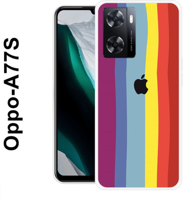 JAIKARA Back Cover for OPPO A77s(Multicolor, Dual Protection, Silicon, Pack of: 2)