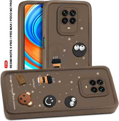 AESTMO Back Cover for Poco M2 Pro, Redmi Note 9 Pro, Redmi Note 9 Pro Max(Brown, Dual Protection, Pack of: 1)