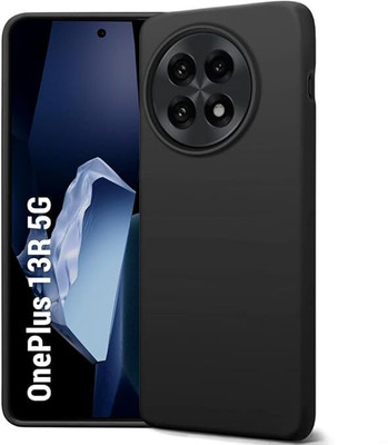 casual need Back Cover for OnePlus 13R 5G Matte Soft Silicon Flexible(Black, Flexible, Silicon, Pack of: 1)