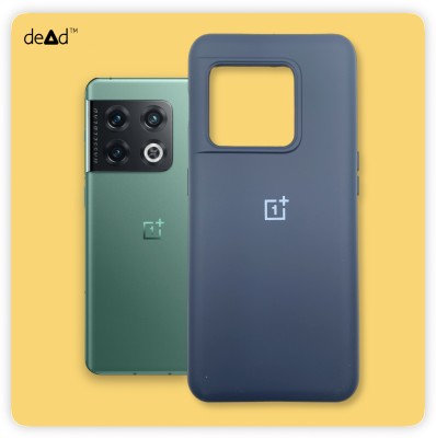 deAd Back Cover for OnePlus 10 Pro 5G(Blue, Grip Case, Silicon, Pack of: 1)