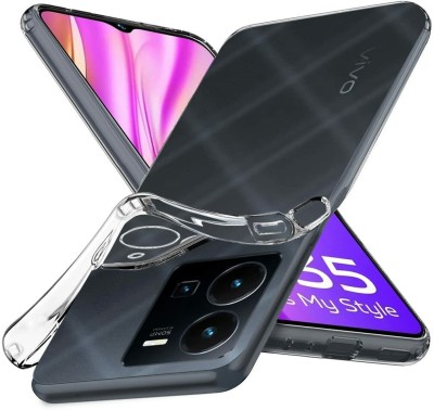 Kosher Traders Back Cover for VIVO Y35(Transparent, Flexible, Silicon)