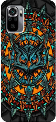 Kotuku Back Cover for Redmi Note 10s OWL NIGHT WATCH ABEJ BEOGRAD TRIPPY(Multicolor, Flexible, Silicon, Pack of: 1)