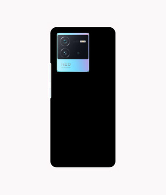 Casotec Back Cover for IQOO Neo 6 5G(Black, 3D Case, Pack of: 1)