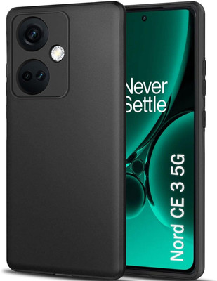 Pvtcase Back Cover for OnePlus Nord CE 3 5G(Black, Grip Case, Silicon, Pack of: 1)