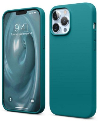 PRH Back Cover for iphone13 pro Max(Green, Grip Case, Silicon, Pack of: 1)