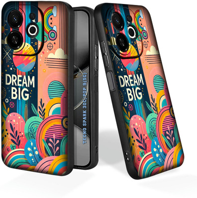 CLASSYPRINT Back Cover for Tecno Spark 30c / POP 9 5G(Black)