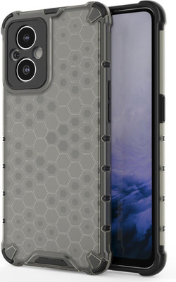 Glasgow Back Cover for Oppo F21 Pro 5G(Black, Shock Proof, Pack of: 1)