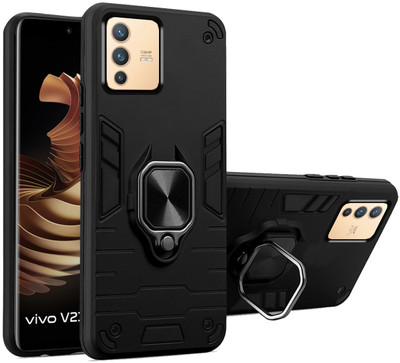 BOZTI Back Cover for vivo V23 Pro 5G(Black, Rugged Armor, Pack of: 1)