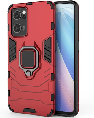 OneLike Bumper Case for Oppo Reno7 5G(Red, Ring Case, Pack of: 1)