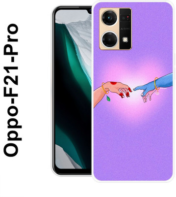 COVERJET Back Cover for OPPO F21 Pro(Blue, Flexible, Pack of: 1)