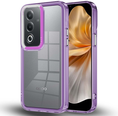 gadvik Back Cover for Oppo A3 Pro 5G(Pink, Transparent, White, Grip Case, Pack of: 1)