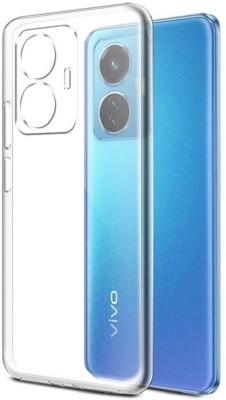 Foncase Back Cover for Vivo T1 44W, iQOO Z6 44W mobile back cover(Transparent, Grip Case, Silicon, Pack of: 1)