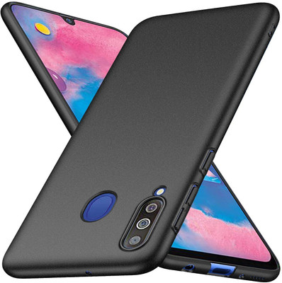 zaperhub Back Cover for Samsung Galaxy M30(Black, Silicon)