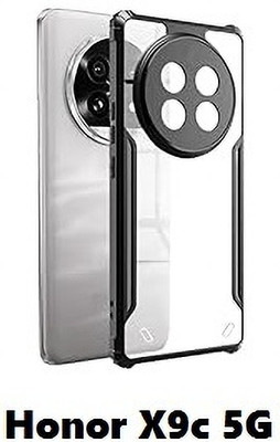 INFISRI Back Cover for Honor X9C 5G [IP](Black, Camera Bump Protector, Pack of: 1)