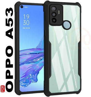 AelVouX Back Cover for Oppo A53(Transparent, Shock Proof, Pack of: 1)