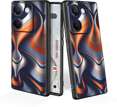 CLASSYPRINT Back Cover for Vivo Y200 Pro 5G, Vivo Y300Plus(Black)