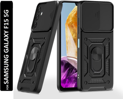 KWINE CASE Back Cover for SAMSUNG Galaxy F15 5G(Black, Rugged Armor, Pack of: 1)
