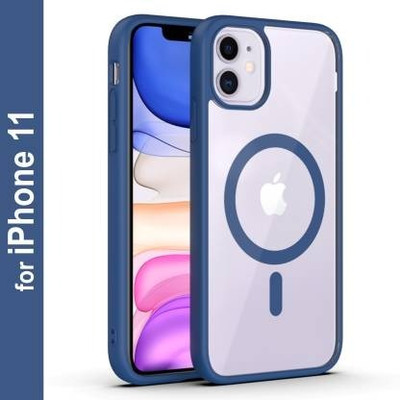 Nice Assoseries HUB Back Cover for Apple iPhone 11(Blue, Magsafe, Pack of: 1)
