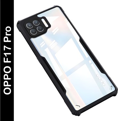 ADI Creations Back Cover for OPPO F17 Pro(Black, Camera Bump Protector, Pack of: 1)