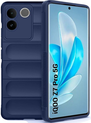 Micvir Back Cover for Vivo T2 Pro 5G(Blue, 3D Case, Silicon, Pack of: 1)