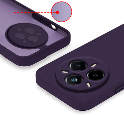 GLOBAL NOMAD Back Cover for realme 14 Pro 5G(Purple, Flexible, Silicon, Pack of: 1)