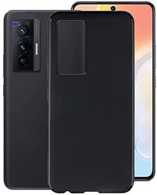 S-Softline Back Cover for Vivo X70 Pro, Exclusive Premium 3D Plain Candy Case(Black, Pack of: 1)