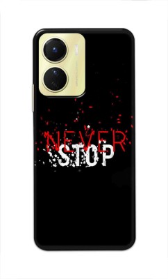 NDCOM Back Cover for Vivo Y16 Never Stop Printed(Multicolor, Hard Case, Pack of: 1)